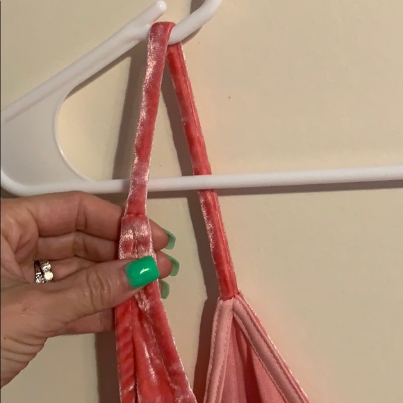 Y2K Hot Pink crushed velvet dress- Forever 21 - Picture 8 of 9